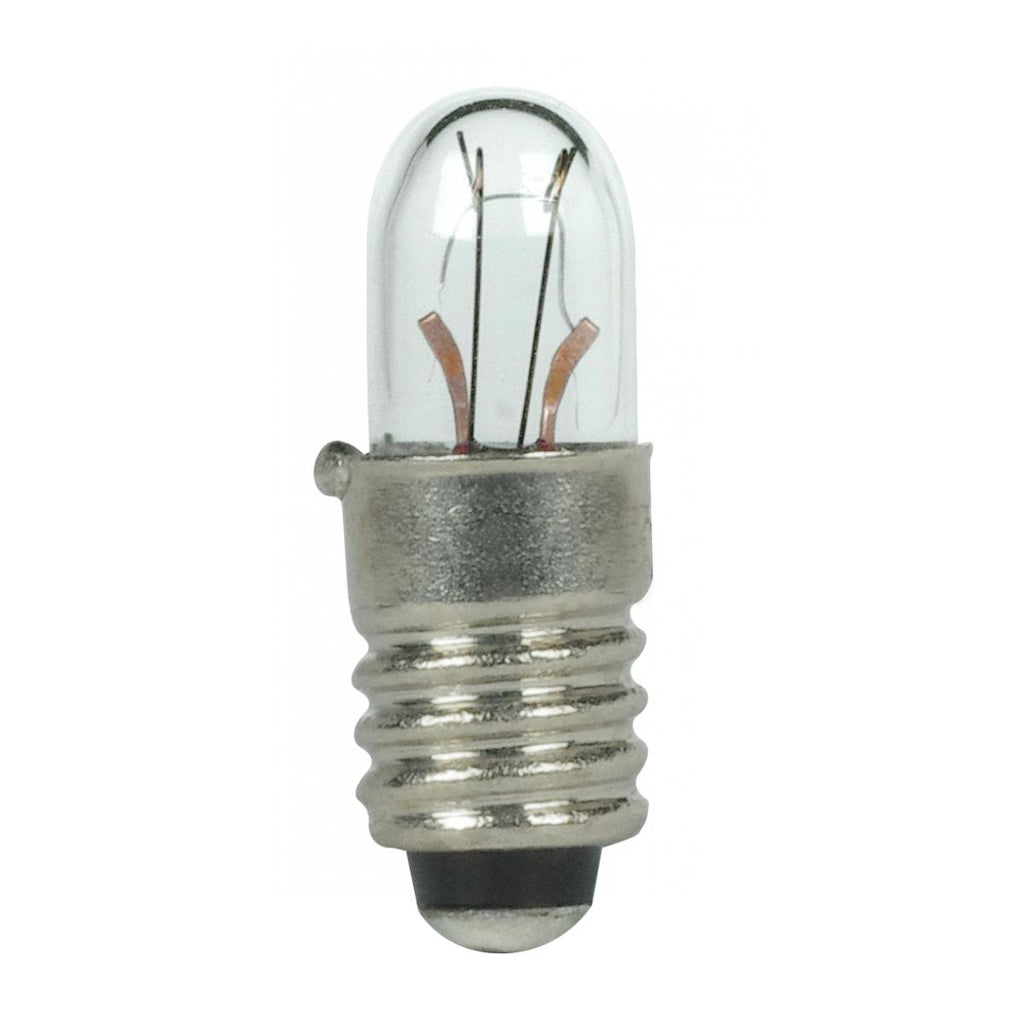 Satco 1.12w T1.75 miniature E5.5 Midget Screw base 14v Clear Bulb