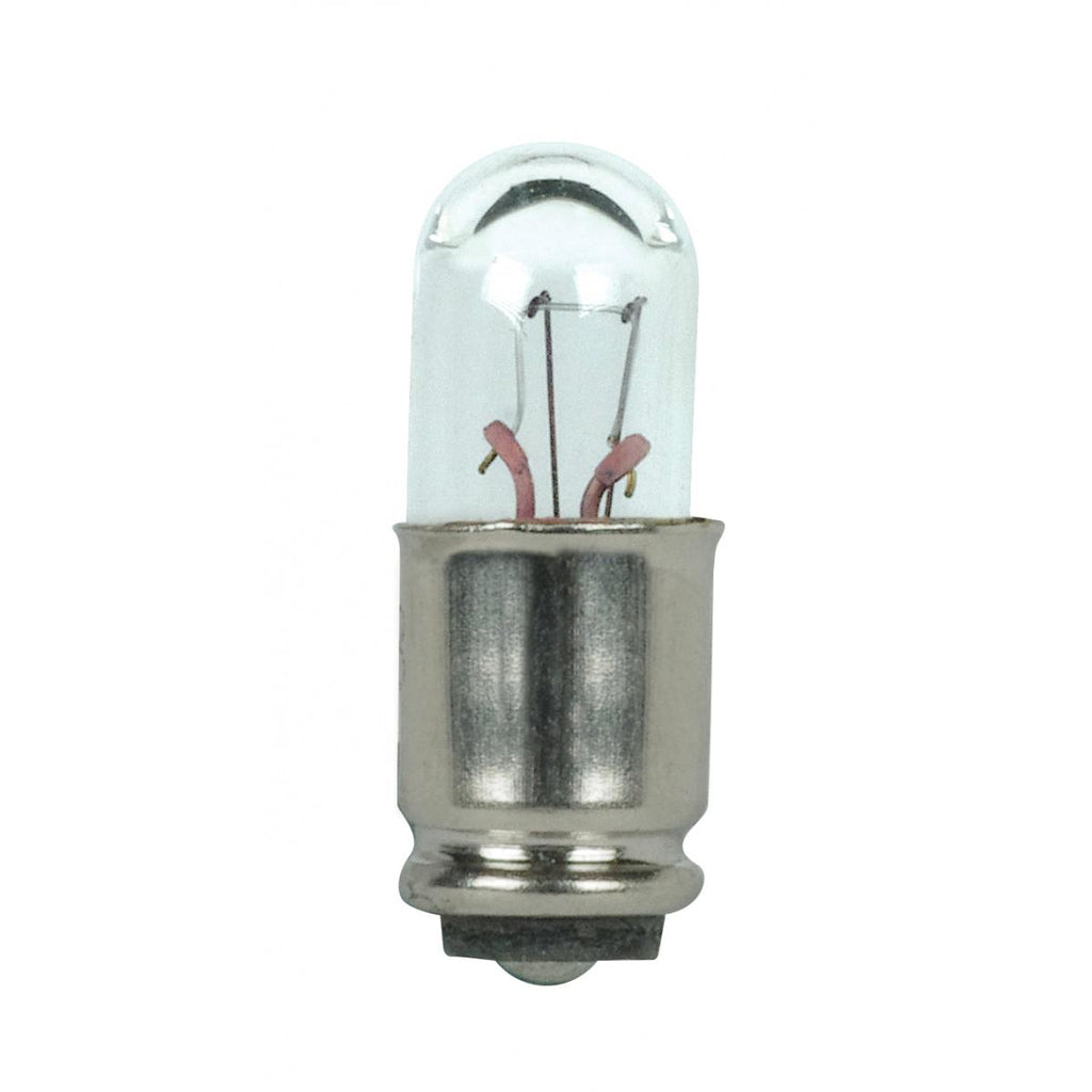 Satco 1.12w T1.75 miniature S5.7s Midget Grooved base 14v Clear Bulb