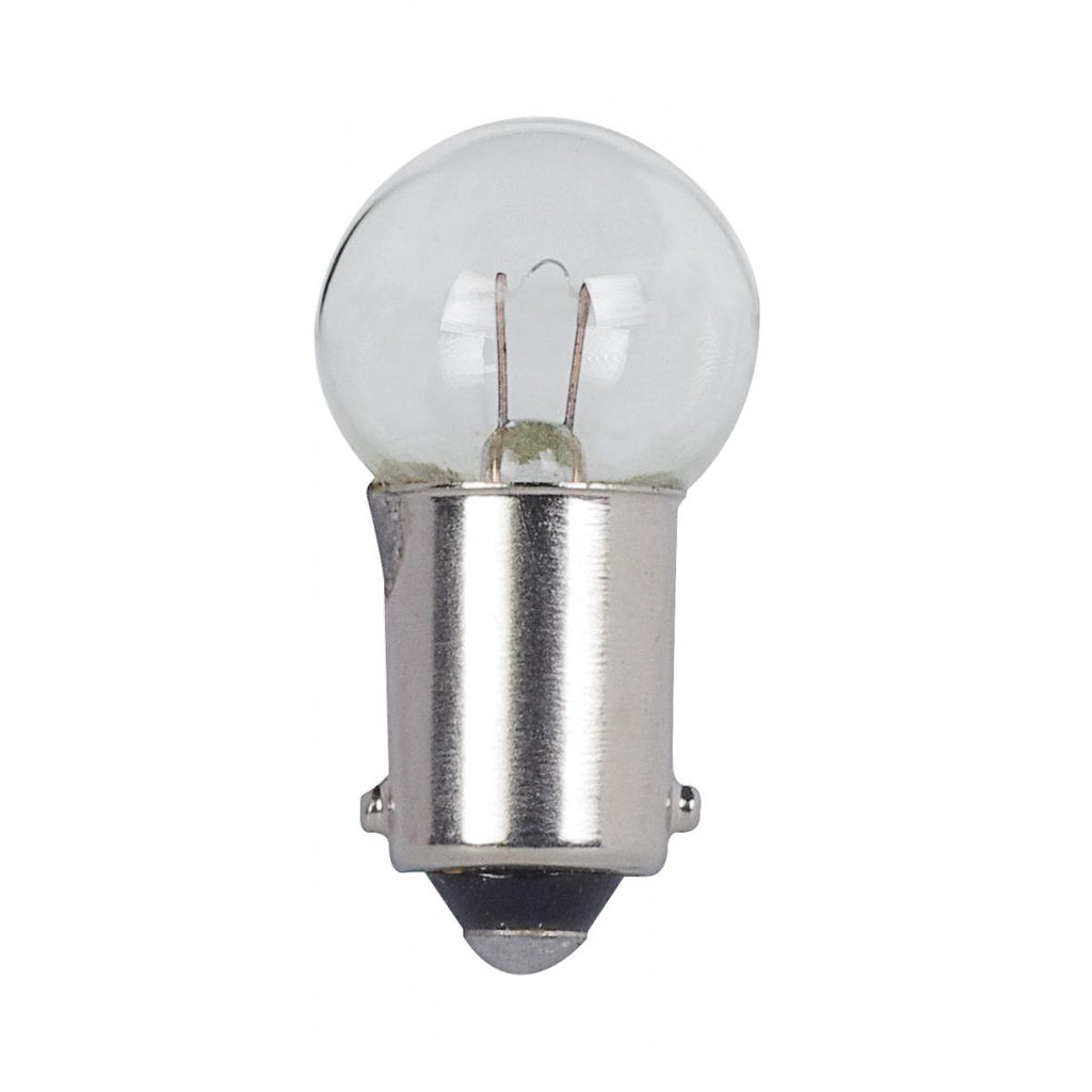 Satco 0.77w G4.5 miniature BA9s Miniature Bayonet base 5.1v Clear Bulb