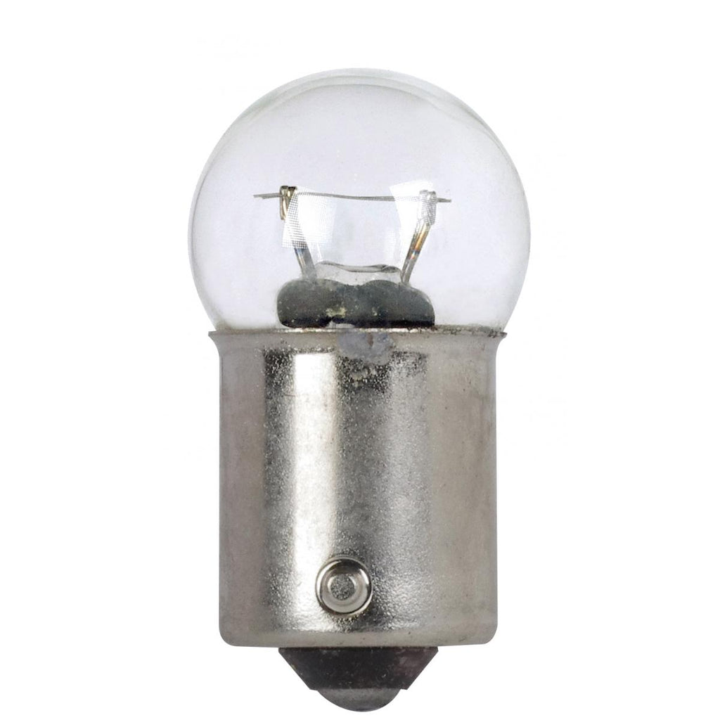 Satco 10.4w G6 miniature BA15s Bayonet Single Contact Base 28v Clear Bulb