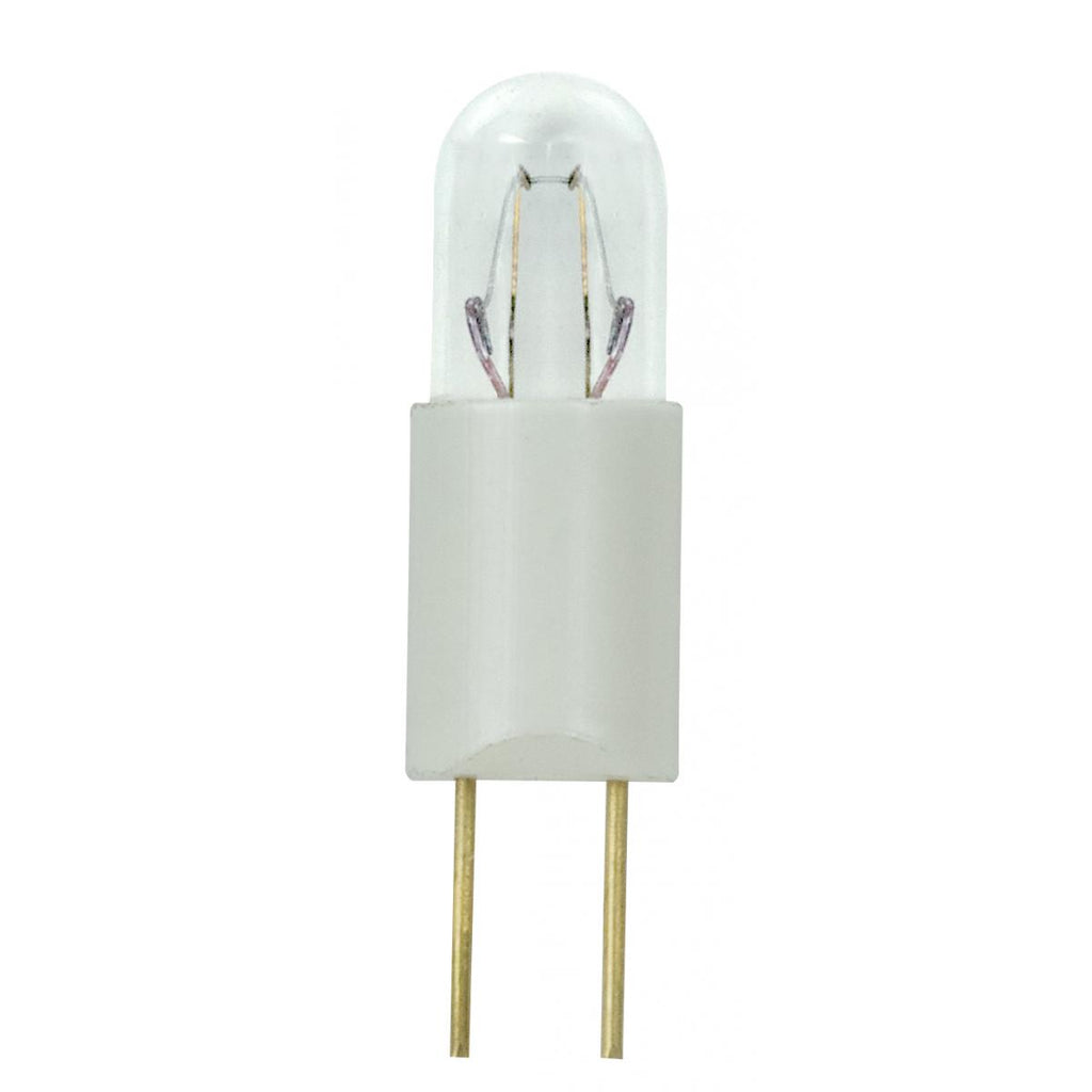 Satco 1.12w T1.75 miniature G3.17 base 14v Clear Bulb