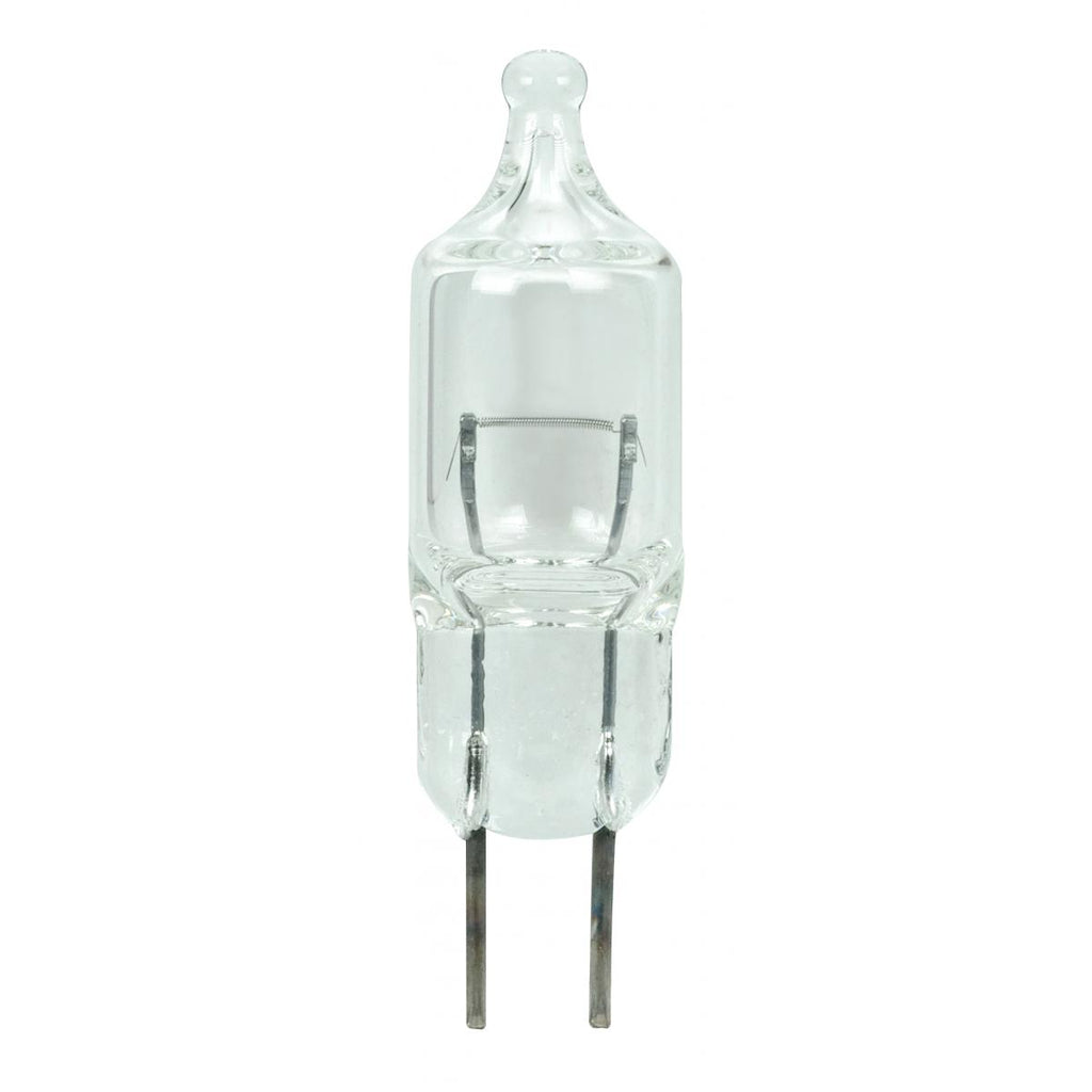 Satco 8w T2.5 miniature G4 Bi Pin base 12.8v Clear Bulb