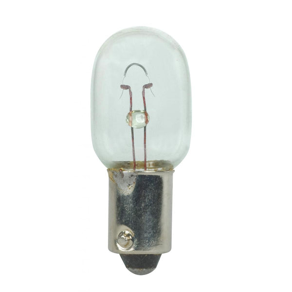 Satco 5w T4.5 miniature BA9s Miniature Bayonet base 9.84v Clear Bulb ...