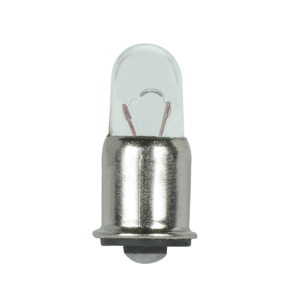 Satco 0.88w T1.75 miniature SX6s Midget Flange base 2.5v Clear Bulb