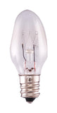 Satco 15w C7 Night Light & Holiday Lamp Candelabra Base 120v Candle Bulb