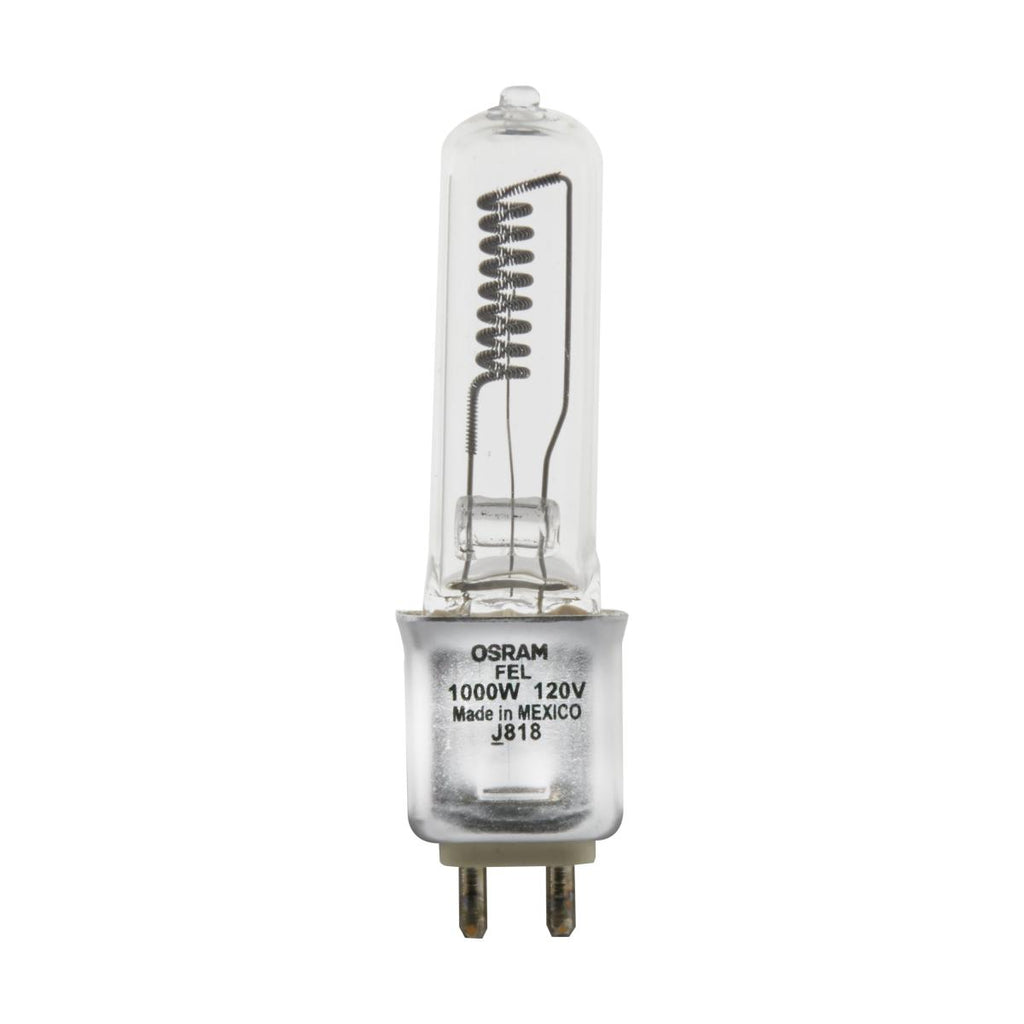 Satco 1000w T6 Halogen G9.5 Bi Pin base 120v Clear Bulb