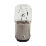Satco 10w T6 miniature BA15d Double Contact Bayonet base 140v Clear Bulb