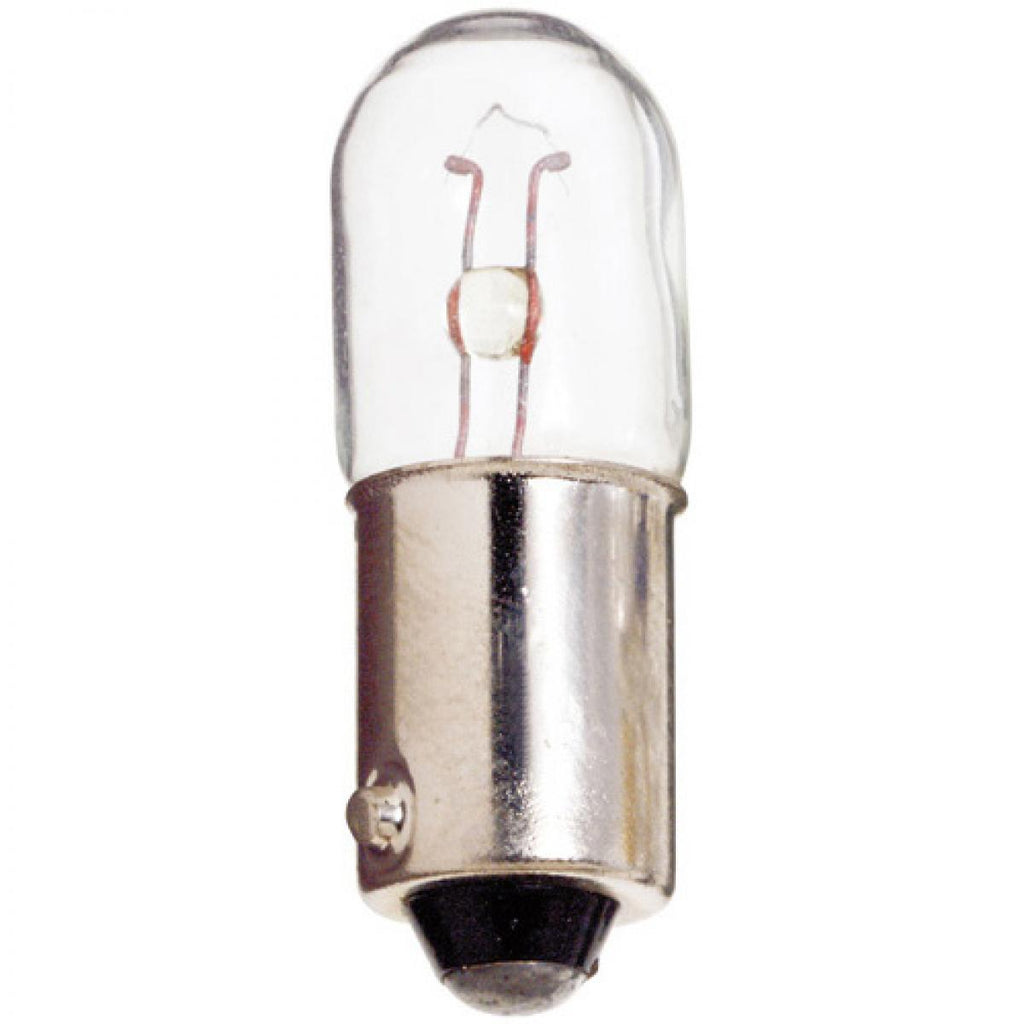 Satco 1.68w T2.5 miniature BA9s Miniature Bayonet base 24v Clear Bulb