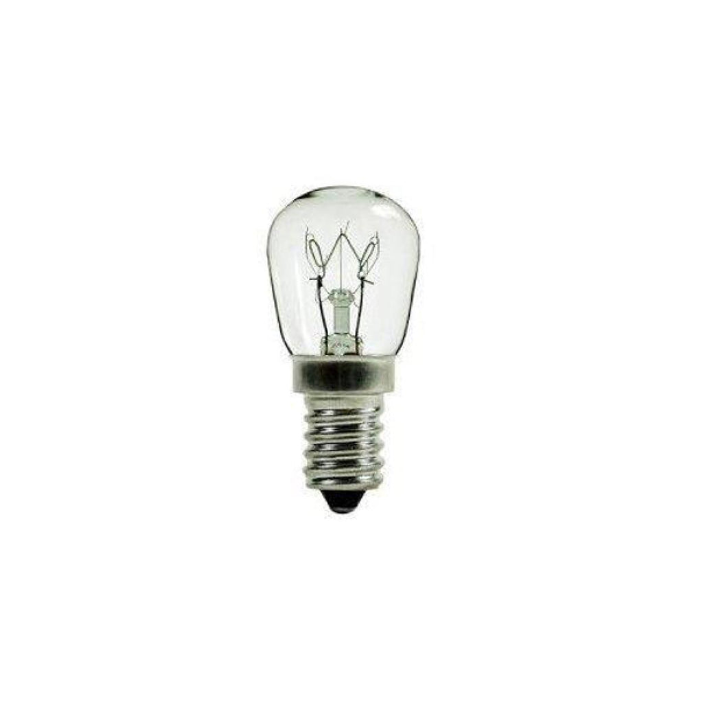 Satco 15w Pygmy Incandescent E14 European base 130v Clear Bulb