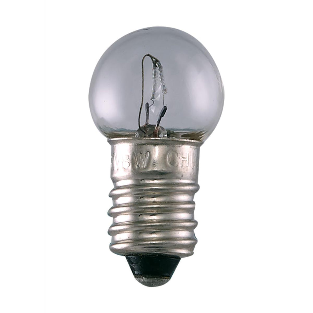 Satco 8w G3.5 Miniature E10 Miniature Screw Base 12v Clear Bulb