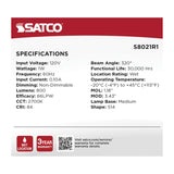 4Pk - Satco S14 LED String Light Replacement Lamp E26 Base 2700K Clear 120v Bulb - BulbAmerica