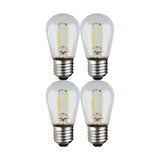 4Pk - 1W S14 2200K LED String Light Replacement Bulb 120v -11W equiv
