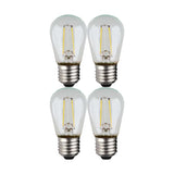 4Pk - 1W S14 LED String Light Replacement Bulb 2200K 120v -11W equiv