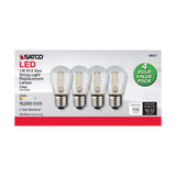 4Pk - 1W S14 2200K LED String Light Replacement Bulb 120v -11W equiv - BulbAmerica
