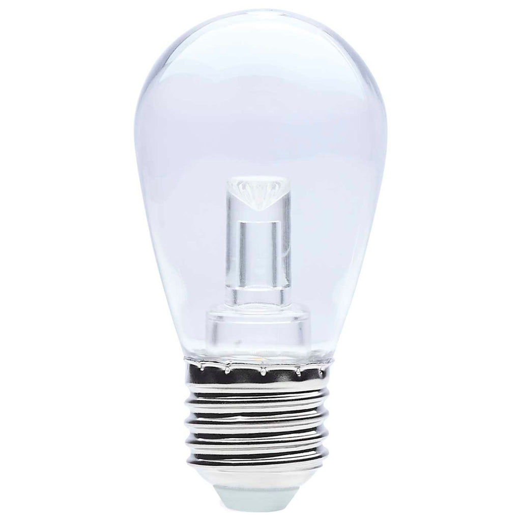 2Pk - Satco 0.5w LED String Light S14 E26 Base RGBTW Remote Control 12v Bulb