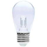 2Pk - Satco 0.5w LED String Light S14 E26 Base RGBTW Remote Control 12v Bulb