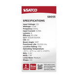 2Pk - Satco 0.5w LED String Light S14 E26 Base RGBTW Remote Control 12v Bulb - BulbAmerica