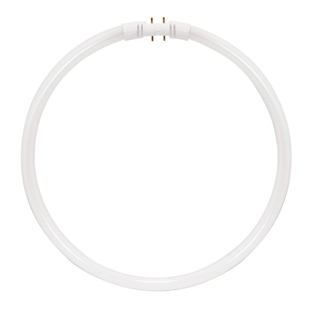 Satco 12-in 55w 3500K 2GX13 4-Pin Base T5 Circline Fluorescent Bulb