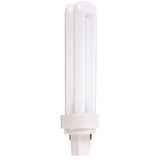 Satco S8324 18W Quad Tube 2-Pin G24D-2 Plug-In base 4100K fluorescent bulb