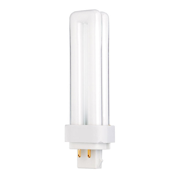 Satco S8331 13W Quad Tube 4-Pin G24Q-1 Plug-In base 3500K fluorescent bulb