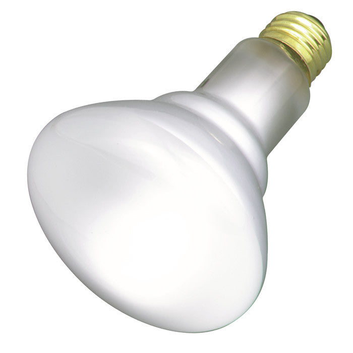 Satco S8521 65W 130V BR40 Frosted E26 Skirted Incandescent light bulb