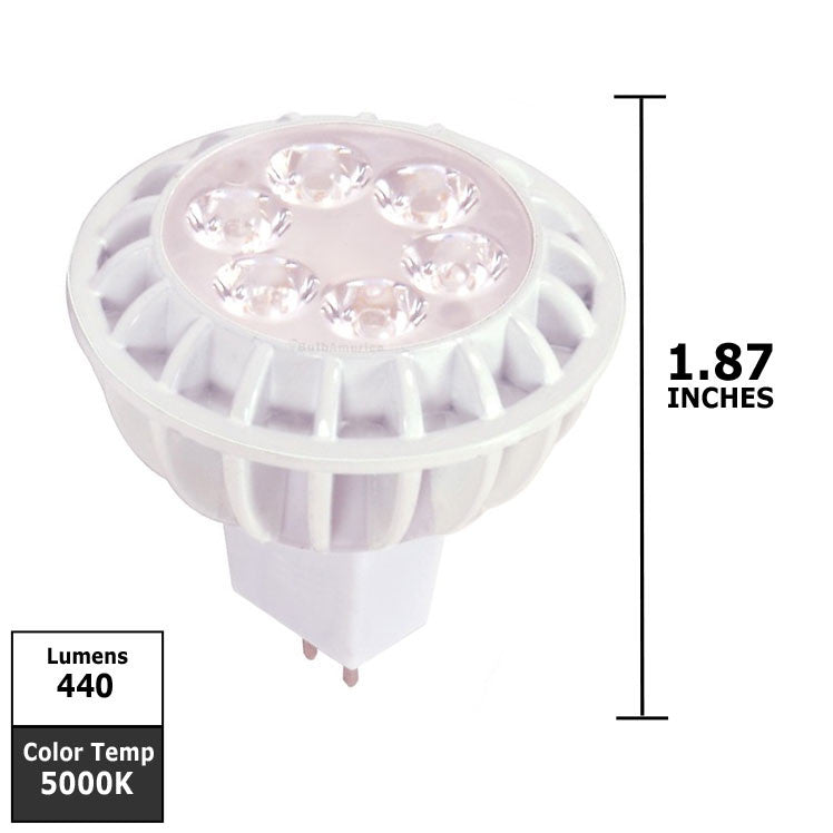 Luxrite MR16 LED Dimmable Spot Light Bulb 6.5W (50W Equivalent