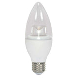 Satco 4.5W B11 Torpedo, Candelabra LED 300Lm 3000K Soft White E26 Base Bulb