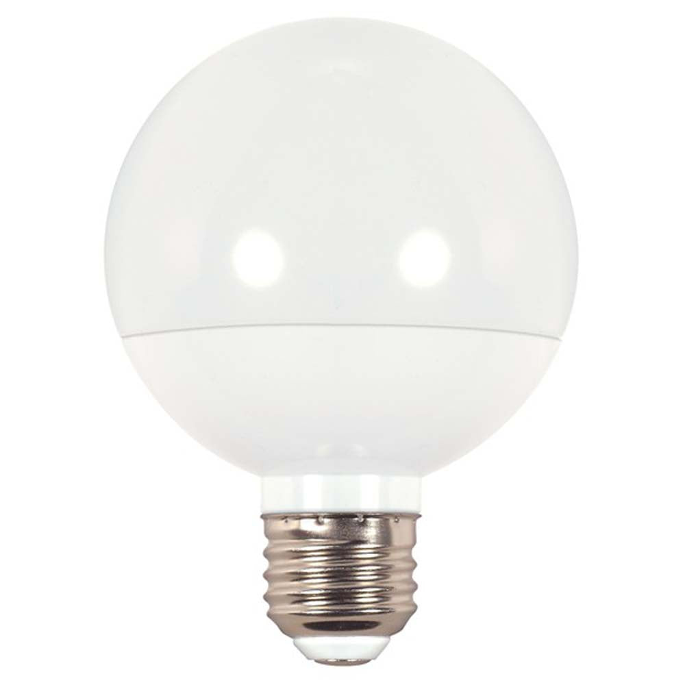 Satco 6w G25 Globe LED 450Lm 3000K Soft White Dimmable Bulb - 40w Equiv