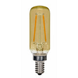 Satco 2.5w T6  E12 LED 120v 2000K 150 lumens Vintage style filament lamps