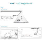 Day-Brite CFI WLS 48-in LED Wraparound Wattage Lumens & CCT Tunable 120-347v_1