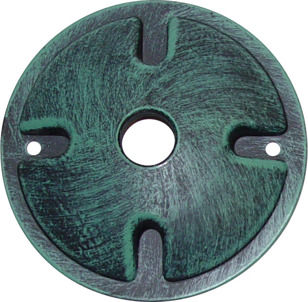 Nuvo 1-Light Mounting Plate Light w/ Verdigris Finish