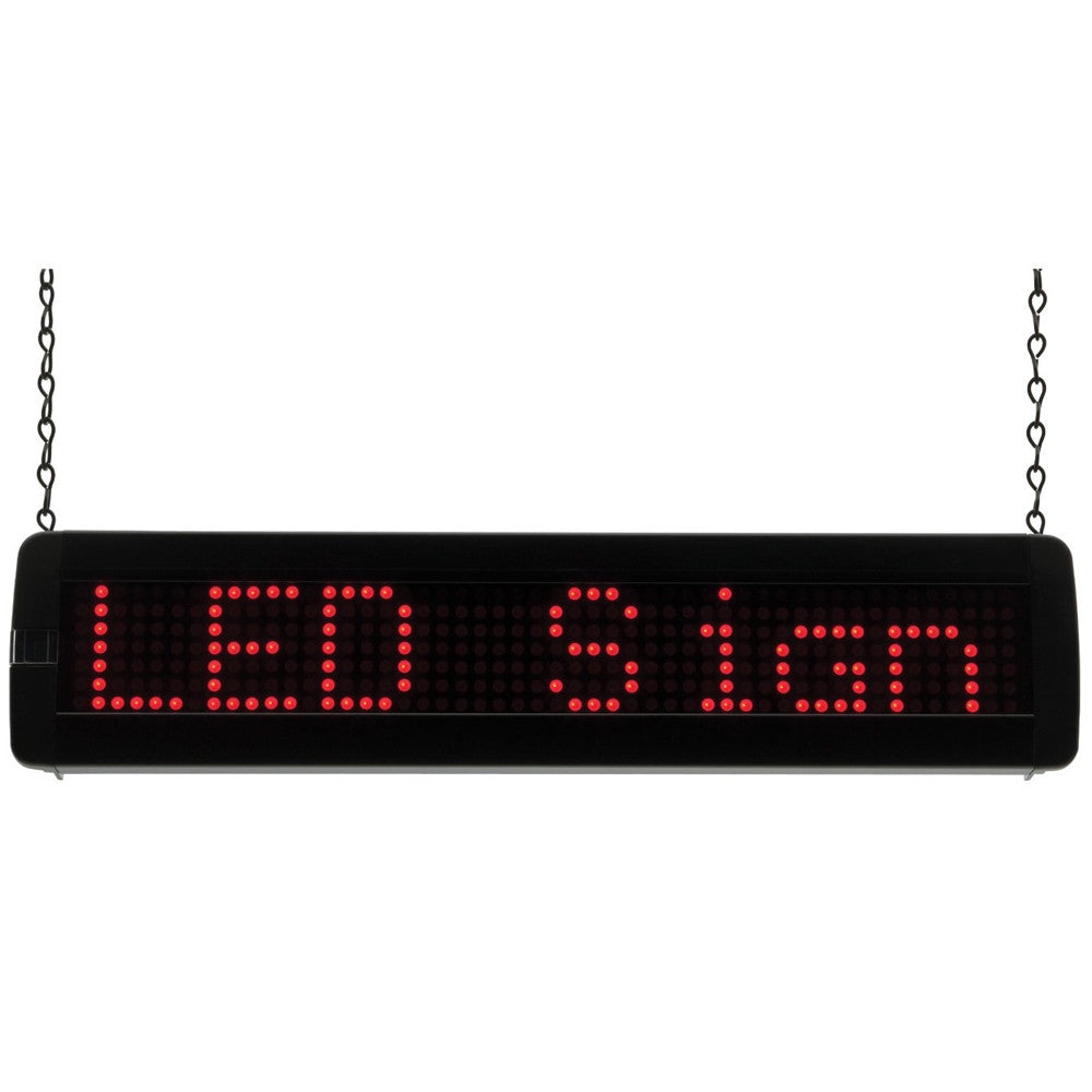 Lithonia SGNSCR M4 LED Scrolling Sign, Black/Red