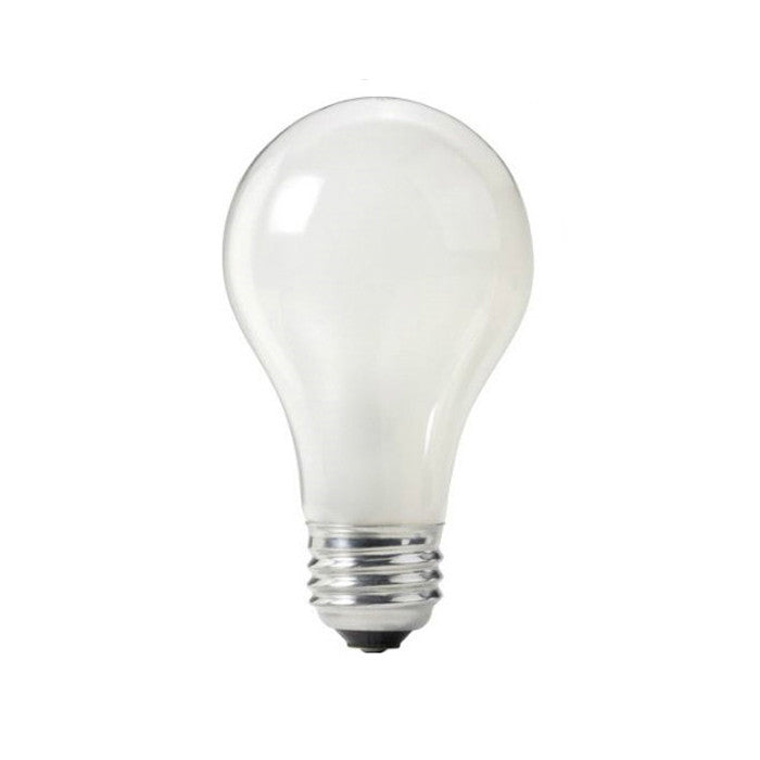2 Pk - Sylvania 60w 120v A-Shape Rough Service Frosted light bulb