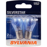2Pk Sylvania 1157 SilverStar 26.9w 14v Brighter & Whiter Automotive Light Bulb
