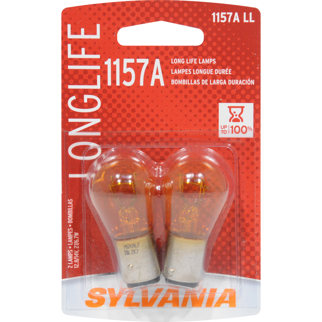 2-PK SYLVANIA 1157A Long Life Automotive Light Bulb