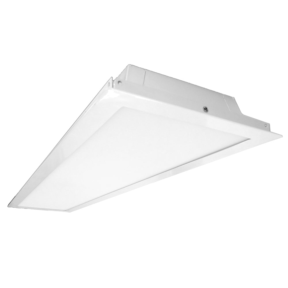 NICOR 1x4 ft. LED Multi-Volt Lay-In Ceiling Troffer in White, 4000K