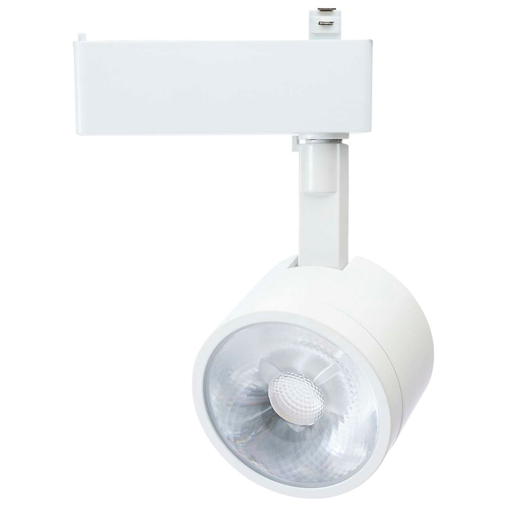 Satco 12W LED Track Head Round White Finish