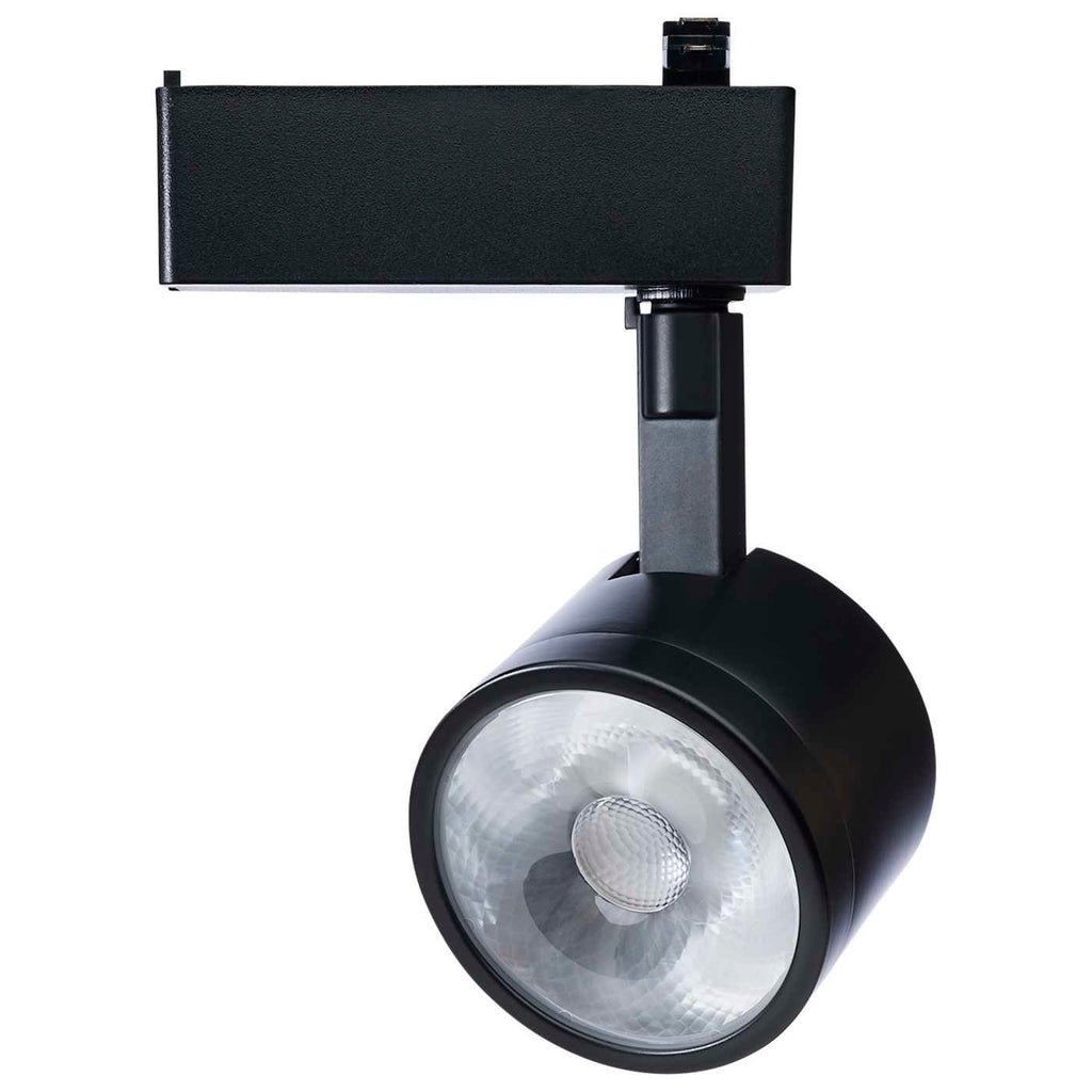 Satco 12W LED Track Head Round Black Finish