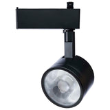 Satco 12W LED Track Head Round Black Finish