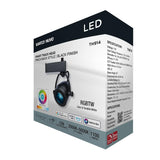 Satco 12W LED Track Head Pinch Back Black Finish_5