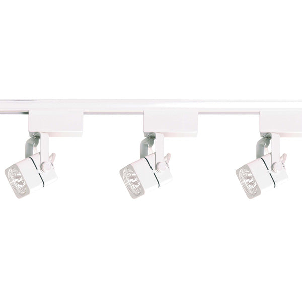 Nuvo TK310 White 3 Light - MR16 - Square Track Kit - Low Voltage