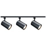 Nuvo TK319 Black 3 Light - R30 - Straight Cylinder Track Kit