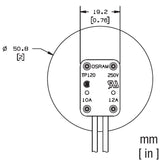 OSRAM 69753 - TP120R lampholder for G5.3 GU5.3 GX5.3 GY5.3 socket - BulbAmerica