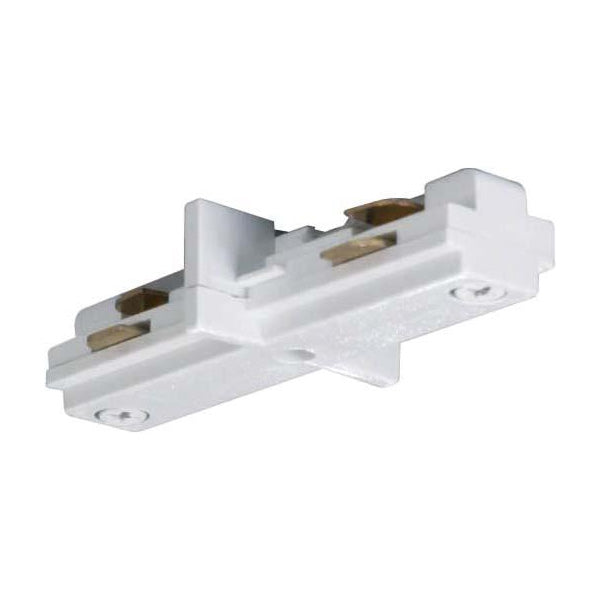 Satco TP144 White I Joiner Mini Straight Connector for Track Lights
