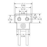 OSRAM 69818 G9.5 2-Pin HPL socket TP-22H lamp holder_5