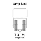 Wedge Base ceramic socket - TP20X Lamp Holder Replacement_2