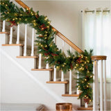 9' x 14" Winchester Fir Prelit Garland, 100 Lights