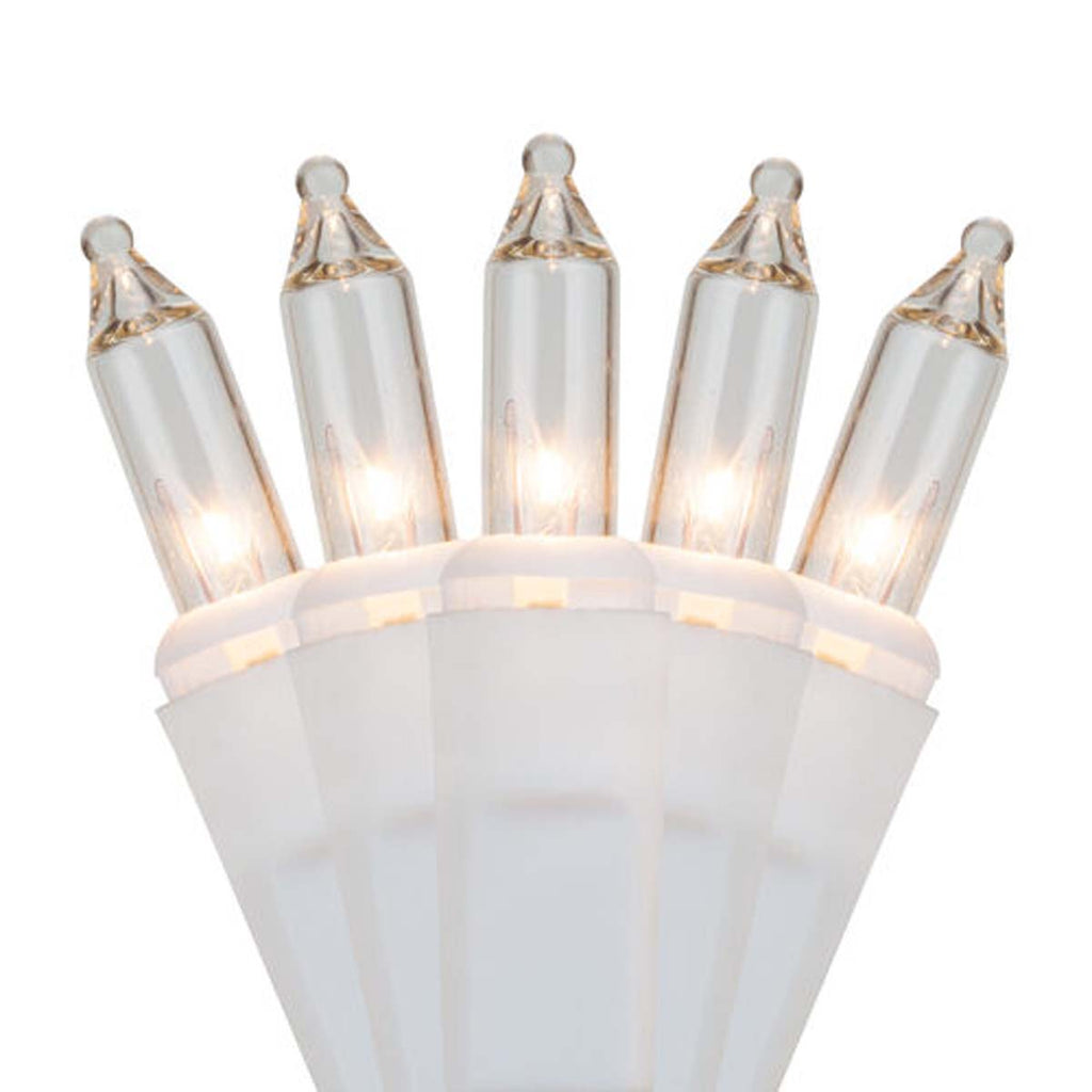 35 Clear Mini Lights 6" Spacing