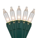 50 Clear Mini Lights 6" Spacing