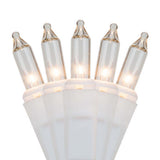 100 Clear Mini Lights 4" Spacing
